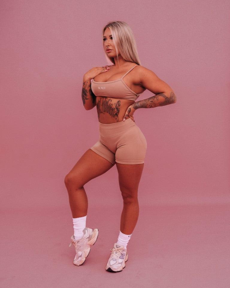 SORBET BOOTY SHORTS - CINAMMON