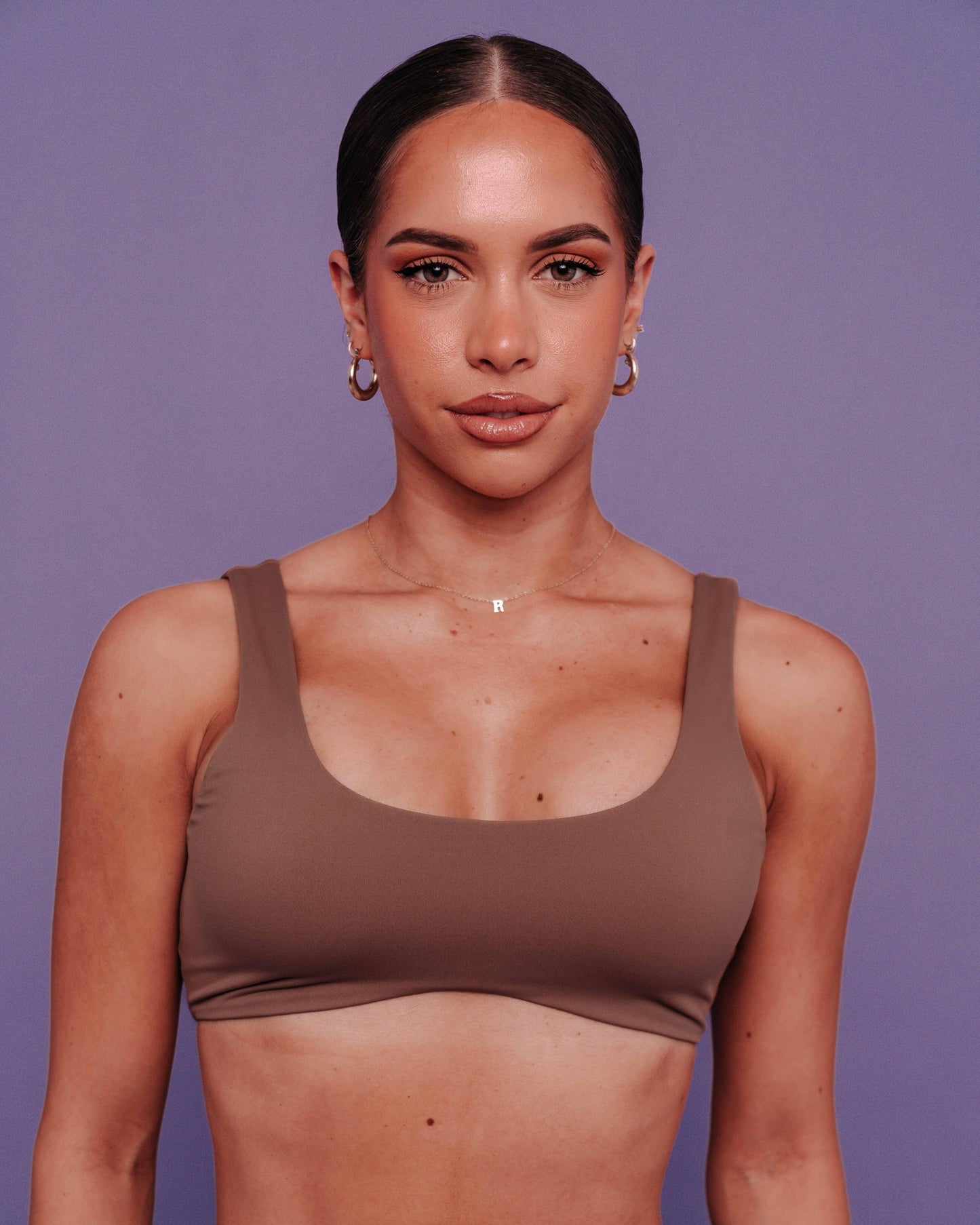 KALI SCOOP BRA - CHOCOLATE