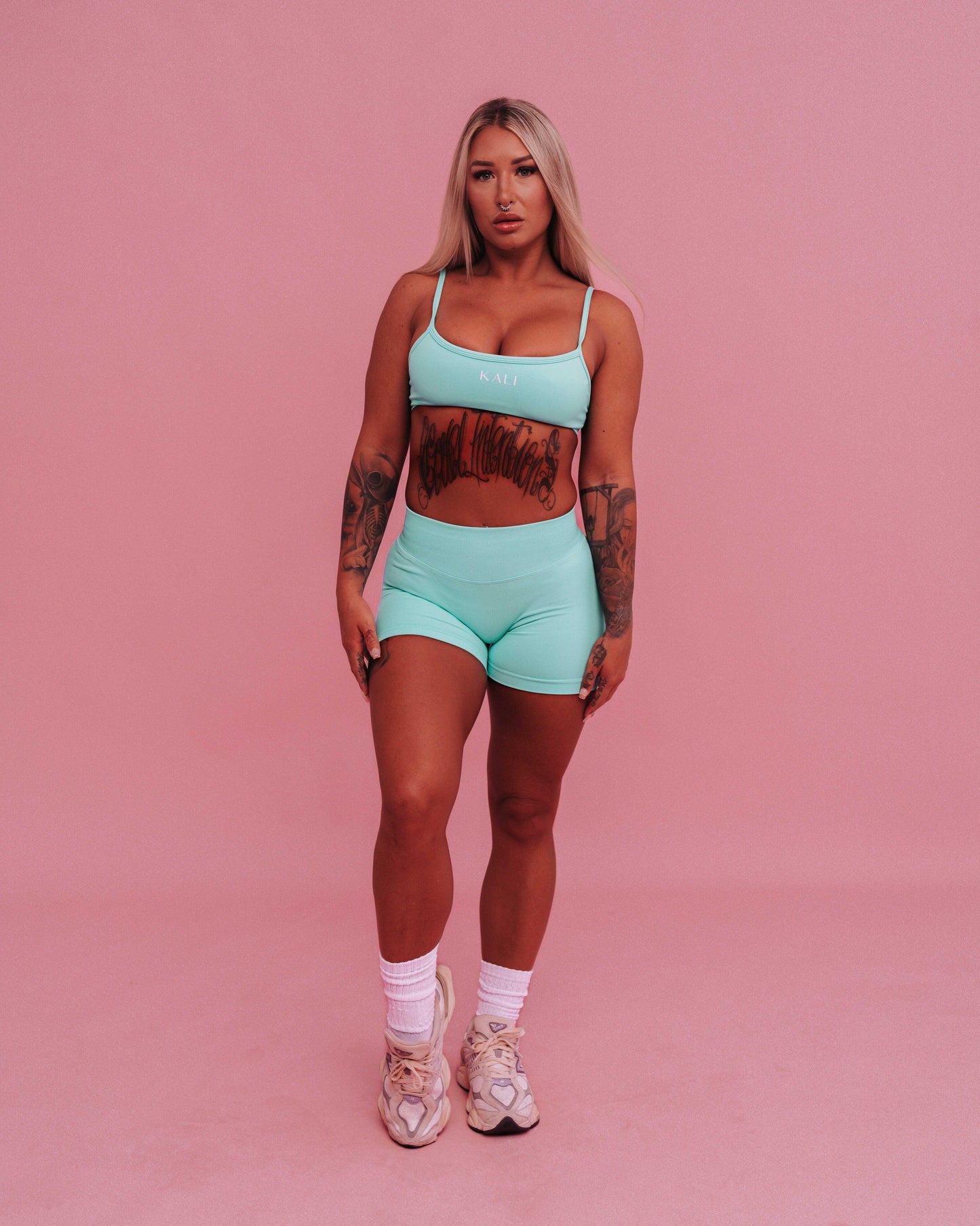 SORBET BOOTY SHORTS - PEPPERMINT