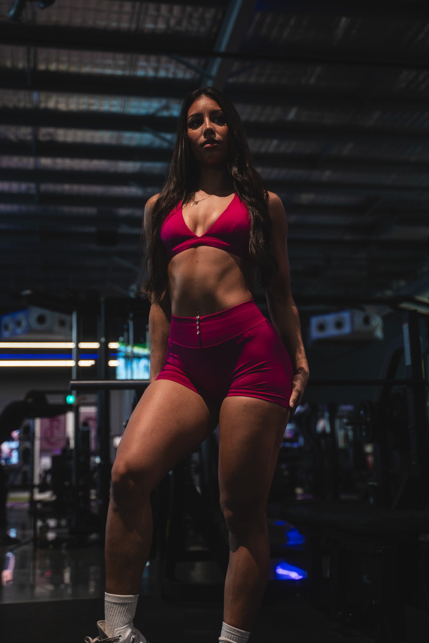 KALI BOOTY SHORTS - BERRY