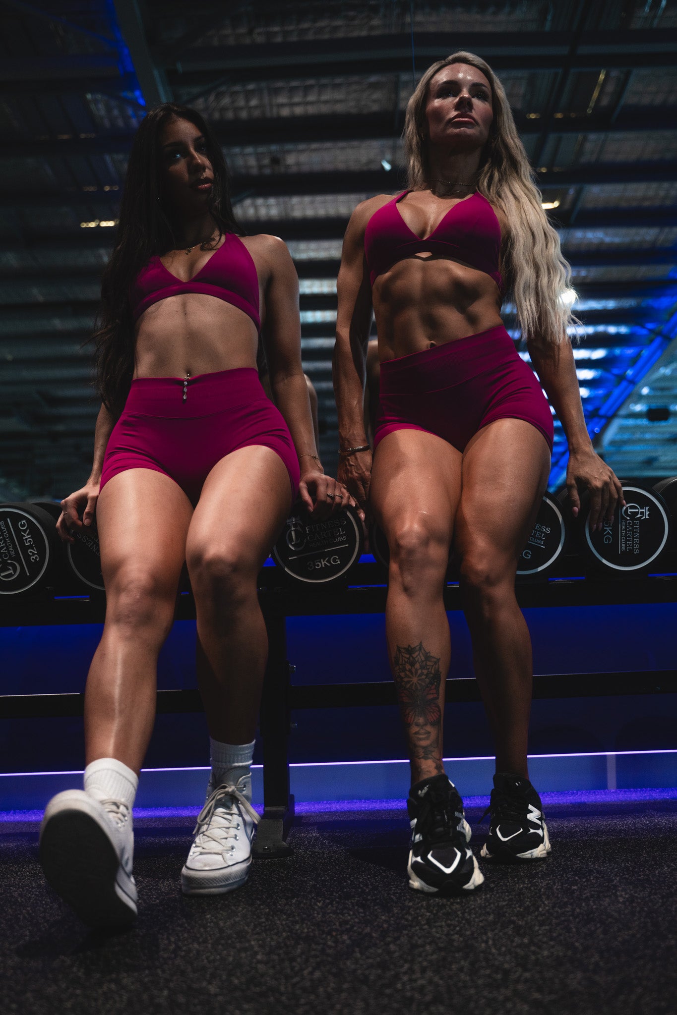 KALI BOOTY SHORTS - BERRY