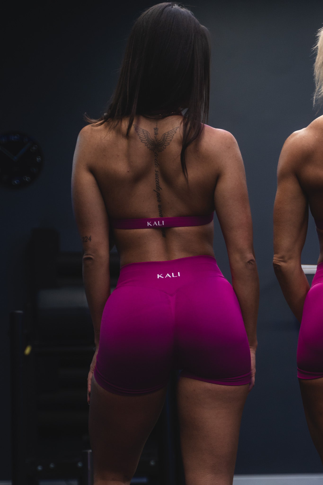 KALI BOOTY SHORTS - BERRY