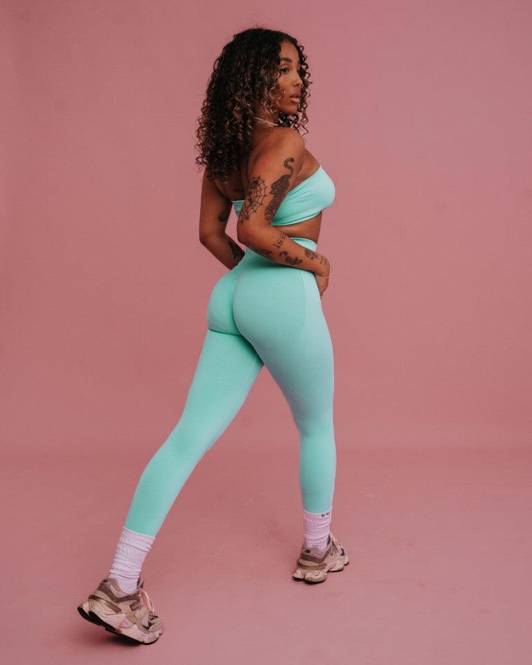 SORBET LEGGINGS - PEPPERMINT