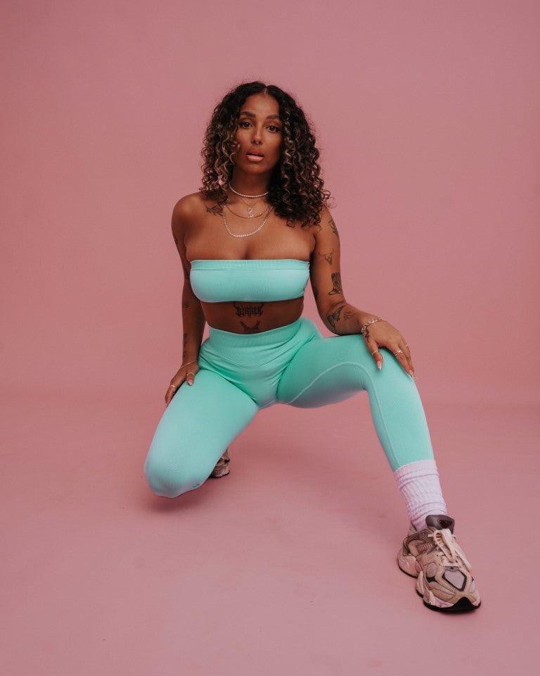 SORBET LEGGINGS - PEPPERMINT