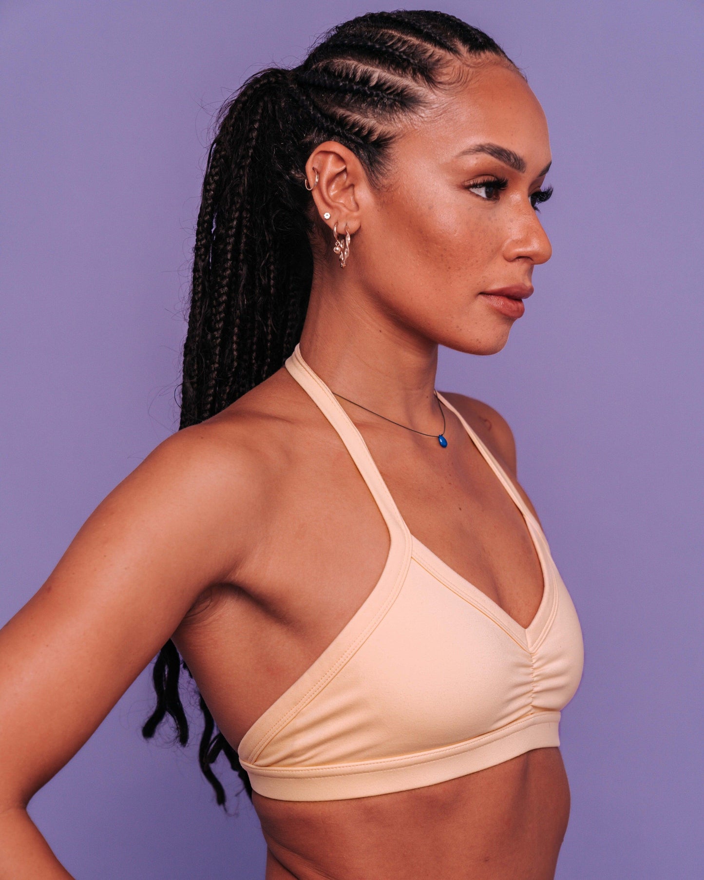 KALI ROUGE HALTER - PEACH