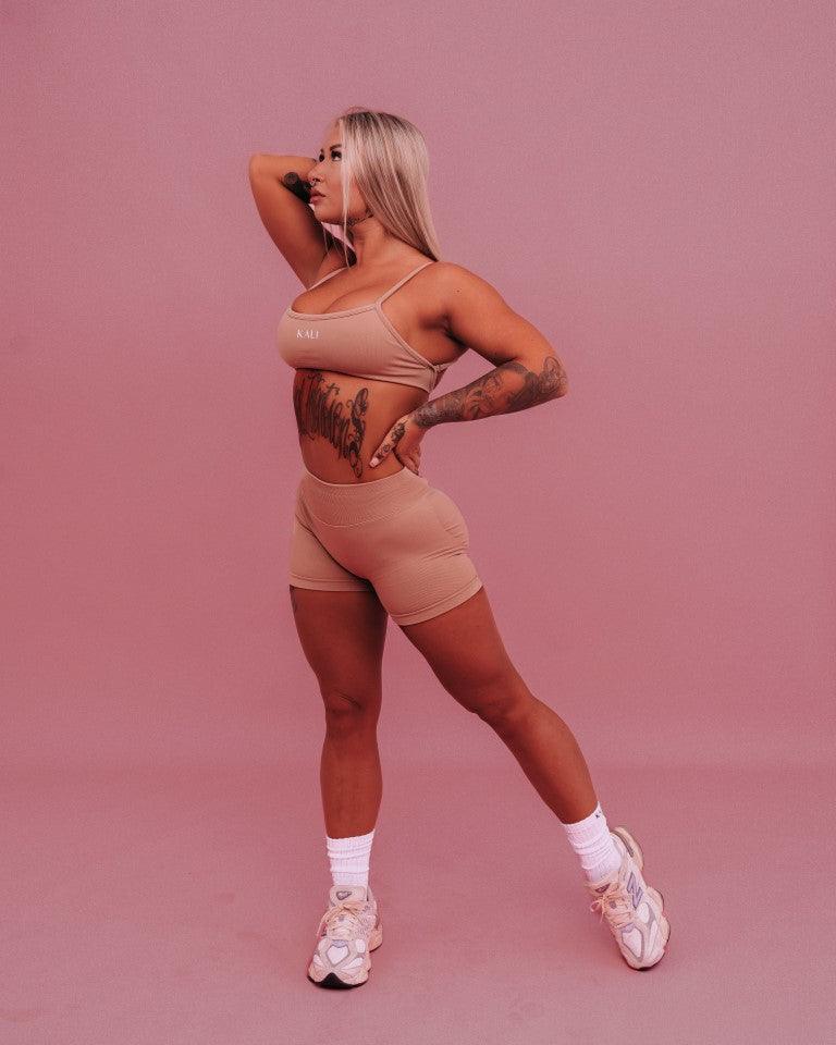 SORBET BOOTY SHORTS - CINAMMON