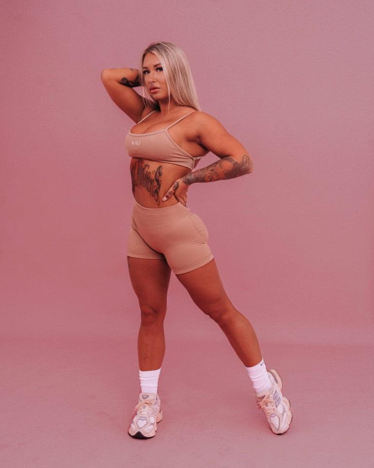 SORBET BOOTY SHORTS - CINAMMON