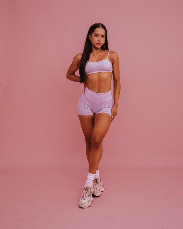 SORBET BOOTY SHORTS - ICED LILAC
