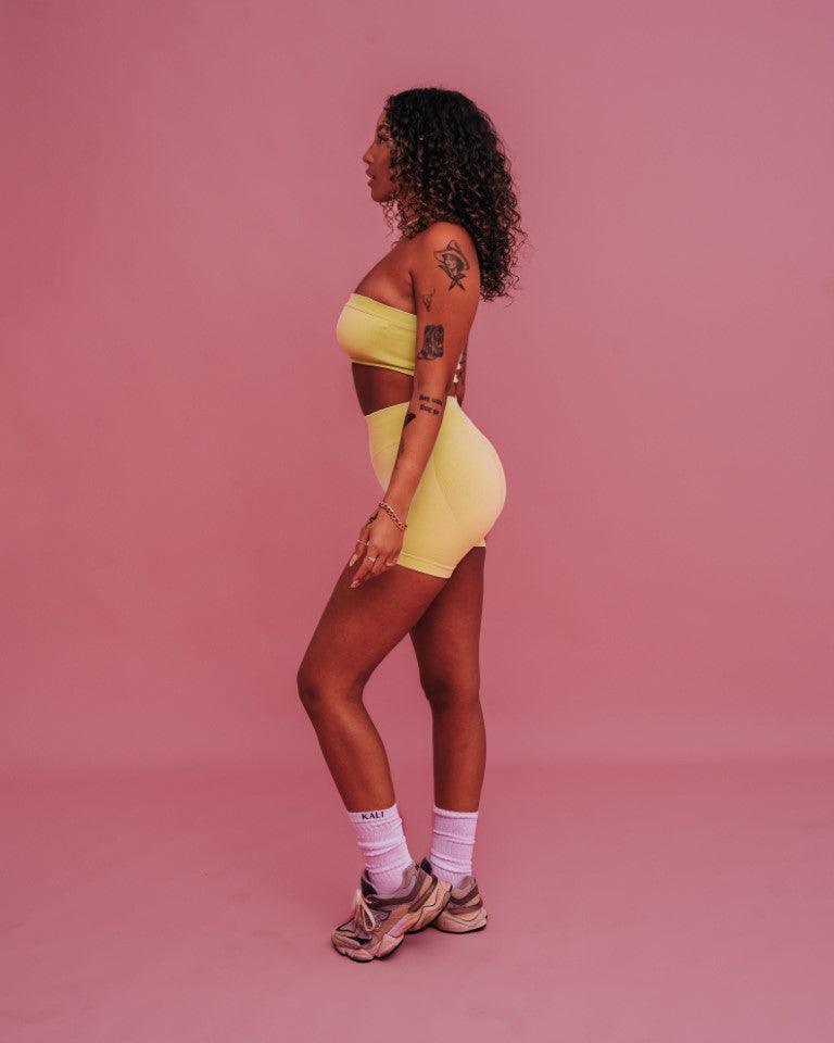 SORBET BOOTY SHORTS - LIME
