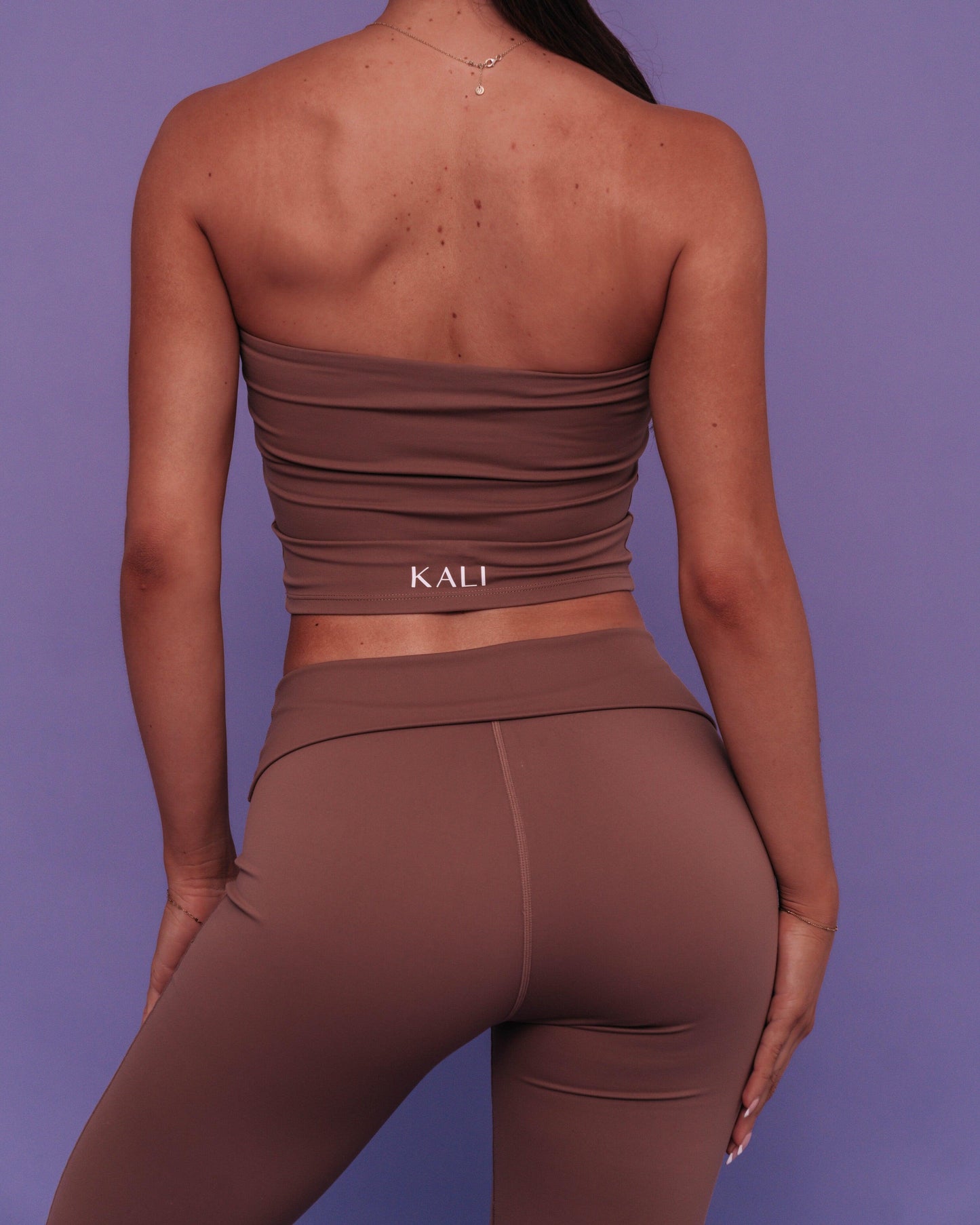 KALI TUBE TOP - CHOCOLATE