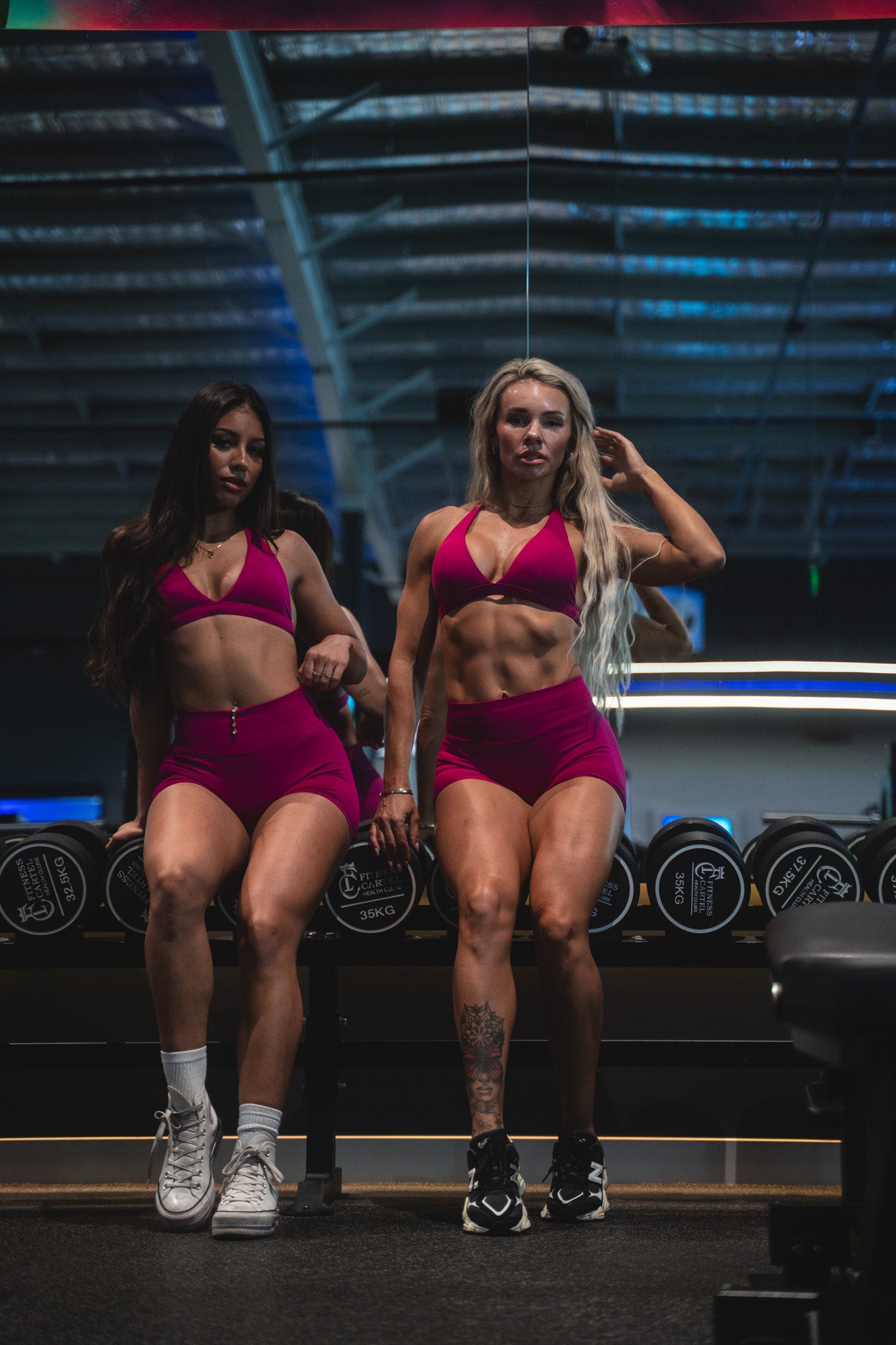 KALI BOOTY SHORTS - BERRY