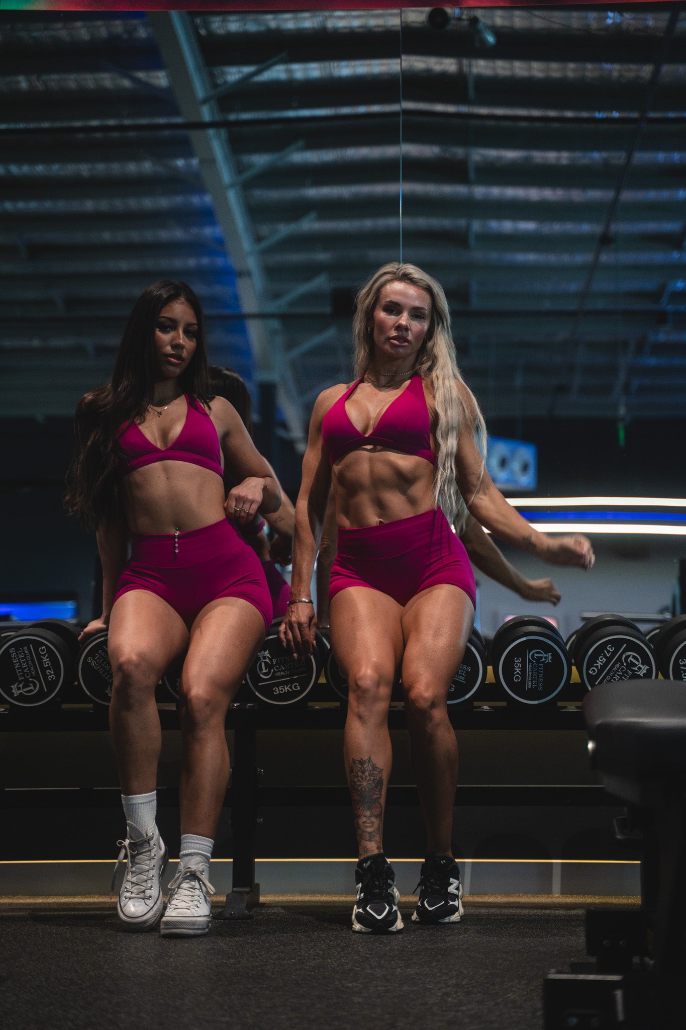 KALI BOOTY SHORTS - BERRY