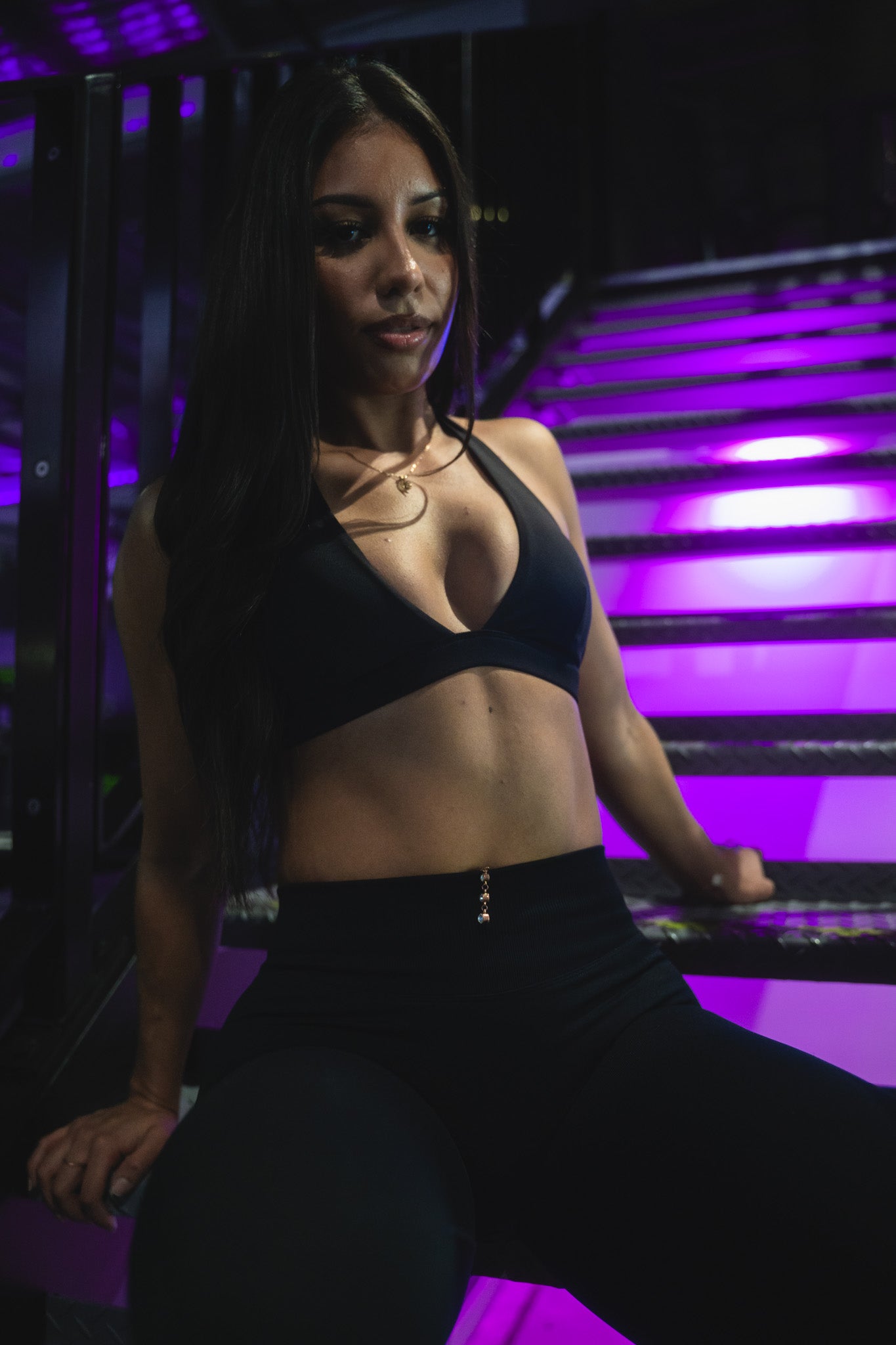 SORBET LEGGINGS - LIQOURICE