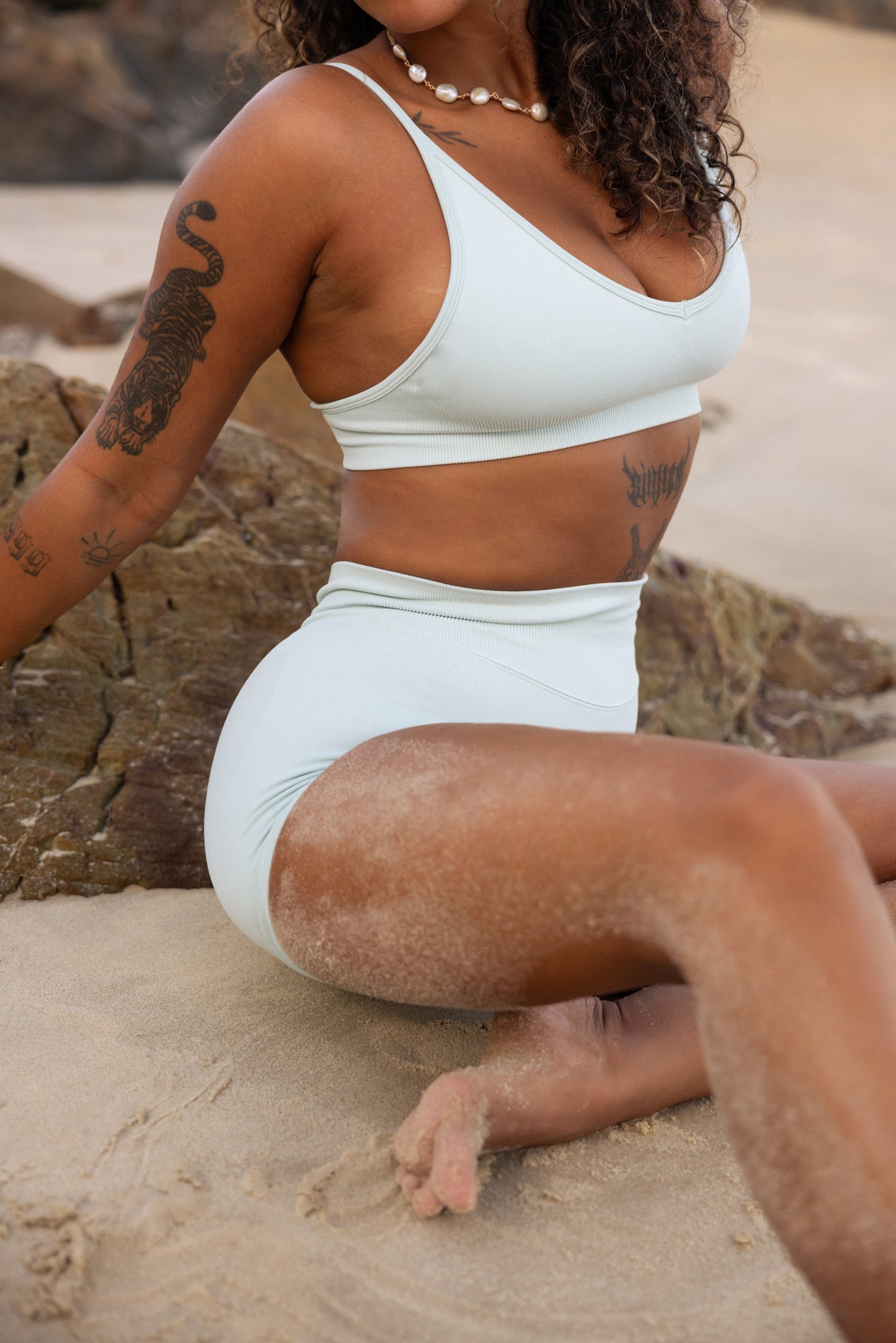 KALI LUXE BRA - PISTACHIO