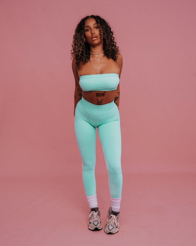 SORBET LEGGINGS - PEPPERMINT