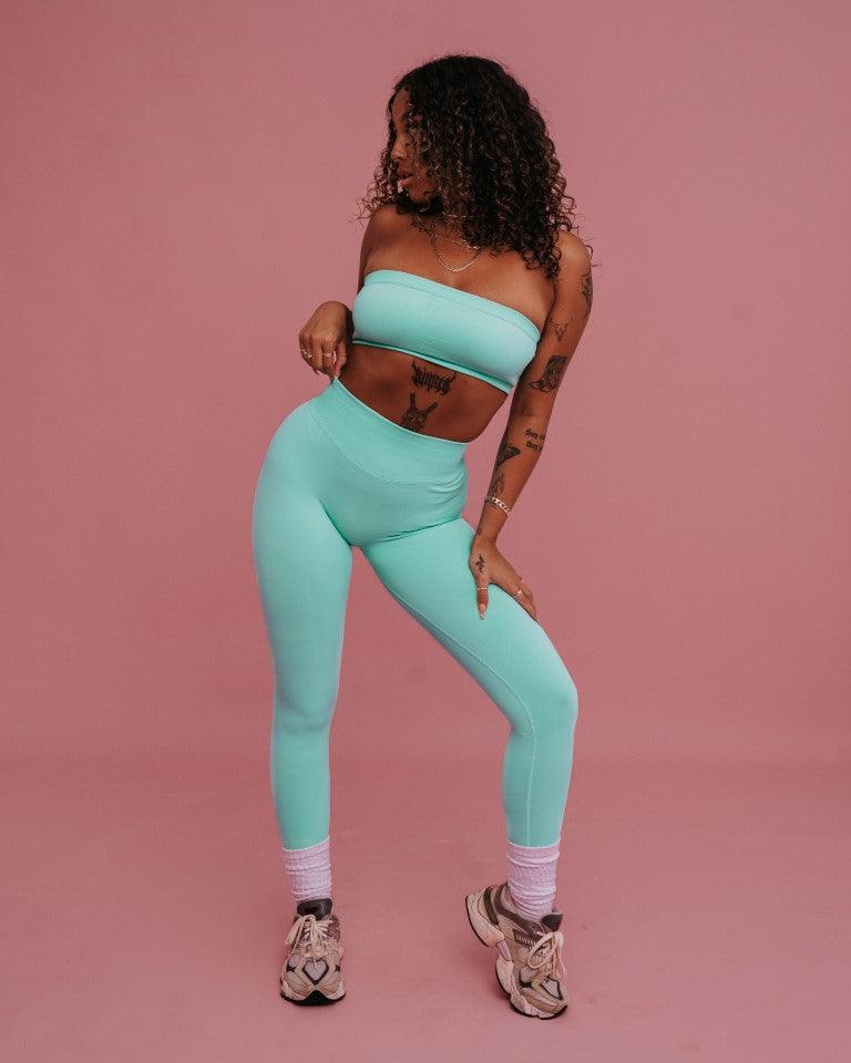 SORBET LEGGINGS - PEPPERMINT