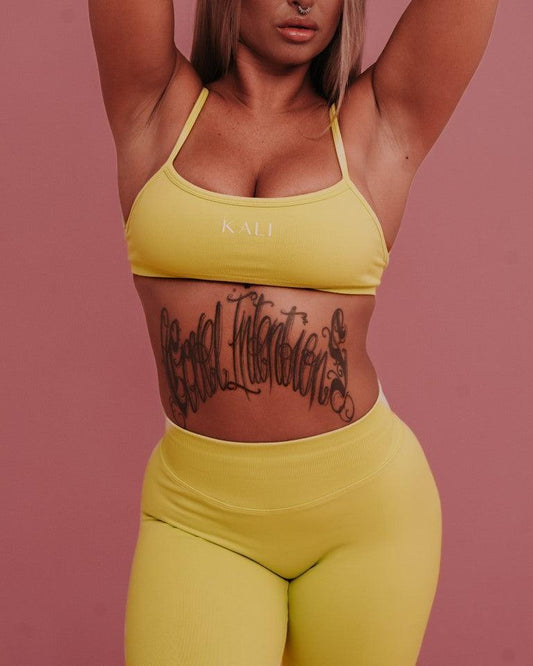 SORBET STAPLE BRA - LIME